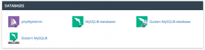 cPanel-MySQL