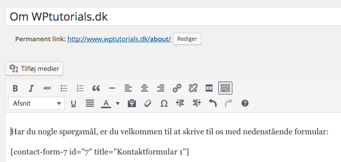 kontaktformular