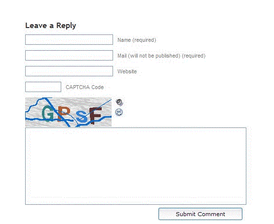 CAPTCHA fields